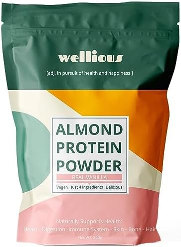 Clean Vegan Protein Powder Vanilla – Plant Based Protein, Dairy Free, for Gut Health, No Sodium, High Fiber, Keto Friendly, Non Dairy, Lactose Free Protein Powder