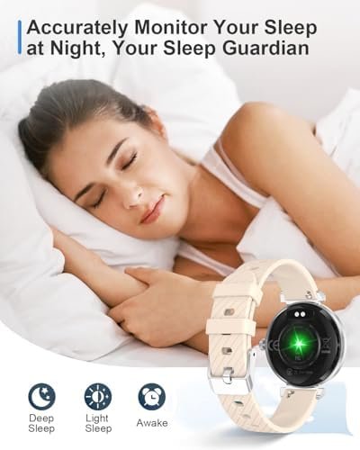 Smart Watch (Answer/Make Calls), 1.19" Smart Watches for Women 110+ Sports Modes Fitness Tracker with Blood Pressure/Heart Rate/Sleep Monitor, IP68 Waterproof Activity Tracker for Android and iPhone - Image 5