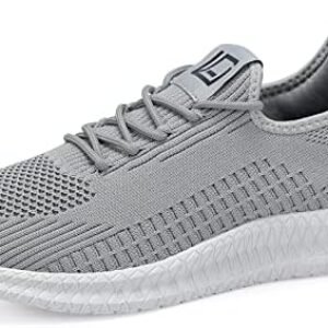 LCGJR Men’s Running Shoes Ultra Lightweight Breathable Comfortable Walking Shoes Casual Fashion Sneakers Mesh Workout Shoes