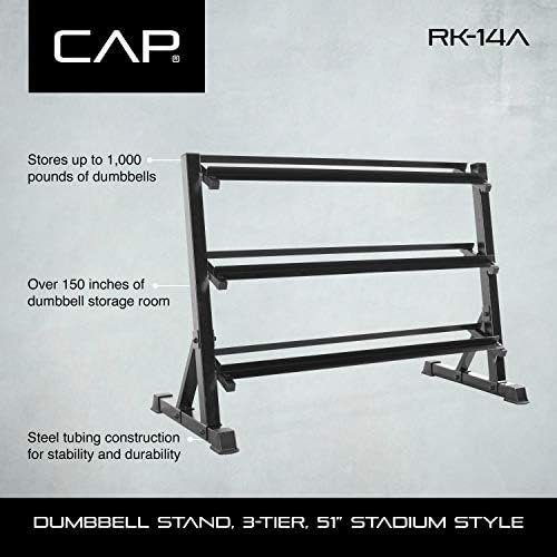 CAP Barbell Dumbbell Rack | 5-50lb or 5-75lb Dumbbell Storage | Multiple Options - Image 6