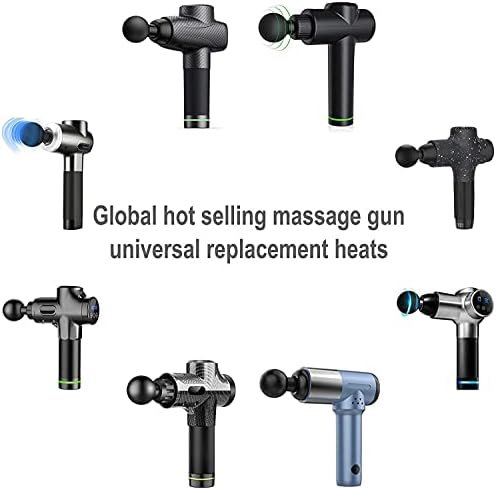 Massage Gun Heads for Hypervolt Go,Replaceable Massager Gun Attachment 6 Different Muscle Massager Heads Deep Tissue Percussion Plug and Play Salon Tools Home Pain Relief New Upgrade Massage Head - Image 5
