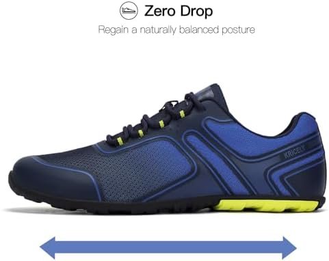 Men's Hike Barefoot Shoes | Wide Toe Box Minimalist Shoes for Gym Workout | Grounded Footwear Cross-Trainer Athletic Sneakers - Image 3