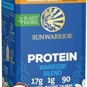 Sunwarrior Vegan Protein Powder Plant-based Organic Protein USDA BCAAs Amino Acids Supplement Hemp Seed Keto Friendly Soy, Dairy, Gluten, & Synthetic Free NON-GMO, Vanilla Flavored 32 Servings 17g per