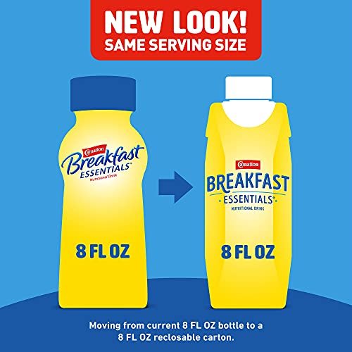 Carnation Breakfast Essentials Ready to Drink with Fiber, Rich Milk Chocolate, 8 FL OZ Carton (Pack of 24) (Packaging May Vary) - Image 2
