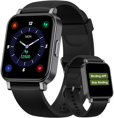 Kummel Smart Watch for Girls Boys Teens No App/Phone Required, Fitness Watches for Kids with Heart Rate, Sleep Monitor, Step Counter, Calories Tracker, Pedometer Waterproof Watch, Lightweight