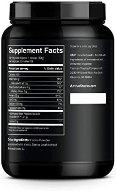 Beef Protein Isolate Powder, Chocolate - Dairy Free with Natural Collagen for Keto, Paleo, Bone Broth & Low Carb Diets, 2 Pound - Image 3