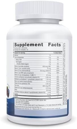 Nordic Naturals Women's Multivitamin Gummies, Mixed Berry - 60 Gummies - Support for Healthy Skin, Hair, Bones, Energy & Immunity - Non-GMO, Vegetarian - 30 Servings - Image 2