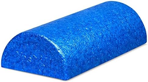 Yes4All High-Density Half Round EPP Foam Roller (12 inches – Blue)