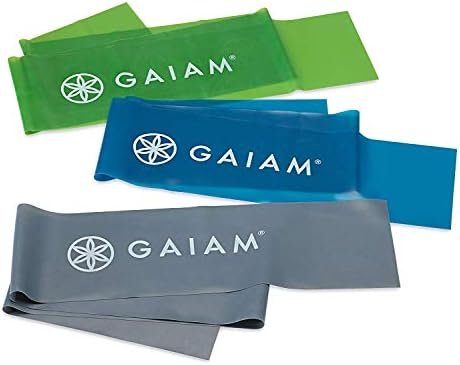 Gaiam Restore Strength and Flexibility Resistance Band Kit Set