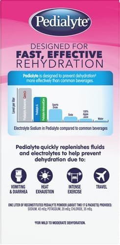 Pedialyte Electrolyte Powder Strawberry Lemonade, 6 Count (Pack of 1) - Image 3