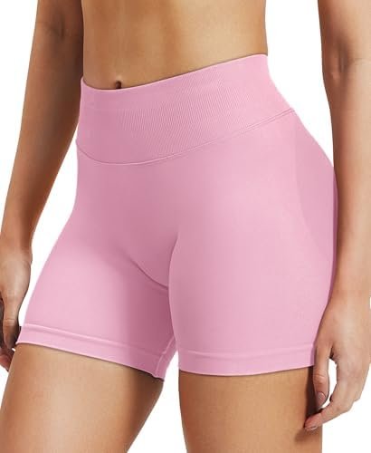 VOYJOY Women Workout Impact Shorts 3.6"/ 4.5"/ 6" Scrunch Butt Lifting Gym Seamless Booty Biker Shorts - Image 3