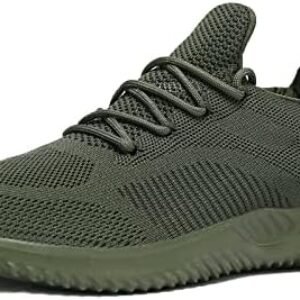 Men’s Non Slip Running Shoes Ultra Light Breathable Casual Walking Shoes Fashion Sneakers Mesh Workout Sports Shoes