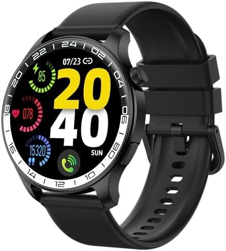 Smart Watch, 1.43″ Smartwatch for Men Women (Answer/Make Call), Fitness Tracker with 110+ Sport Modes, IP68 Waterproof, Spo2, Pedometer, Heart Rate/Sleep Monitor, Activity Tracker for Android iOS