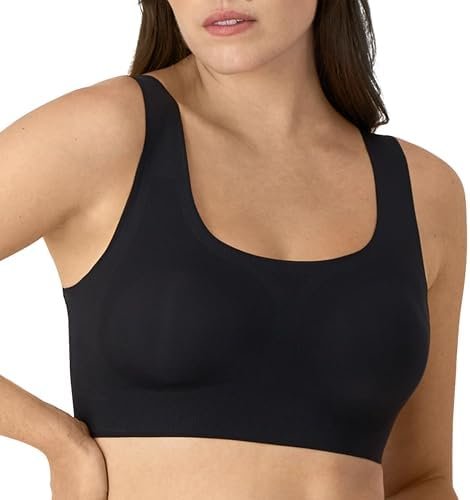 Bali Women’s Comfort Revolution Easylite Wireless T-Shirt Bra, Pullover Wirefree T-Shirt Bra
