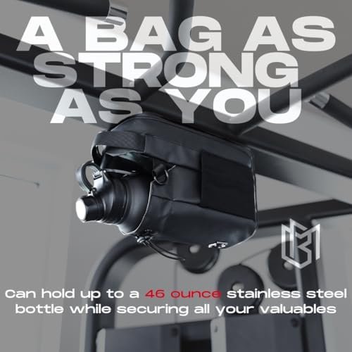 Magnetic Bottle Bag Sling Bag for Men and Women | Magnetic Gym Bag for Gym, Travel, Work, and Sports | Keep Your Items off the Dirty Gym Floor With Magnetic Attachment - Image 6