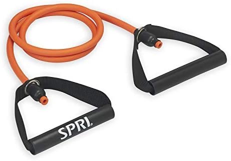 SPRI Resistance Bands with Handles – Exercise Resistance Tube Bands for Strength Training Fitness