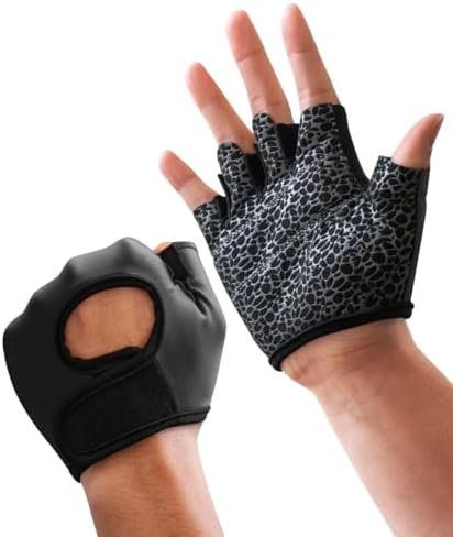 sunnex Gym Gloves for Women & Men – Fingerless Workout Gloves for Weightlifting, Lightweight Breathable Fitness Gloves for Sports