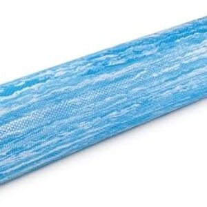 OPTP PRO-ROLLER Standard Density Foam Roller - Durable Roller for Back Massage, Deep Tissue Foam Roller Exercises, Stretching, Fitness, Yoga and Pilates - 36 Inches by 6 Inches, Blue