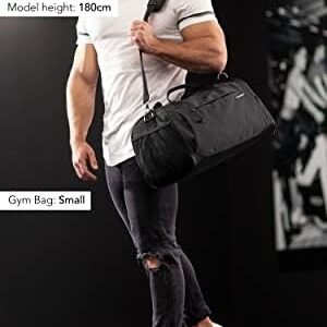 Fitgriff® Gym Bag for Men & Women with Shoe & Wet Compartment – Duffle Bag for Travel, Sports, Fitness & Workout