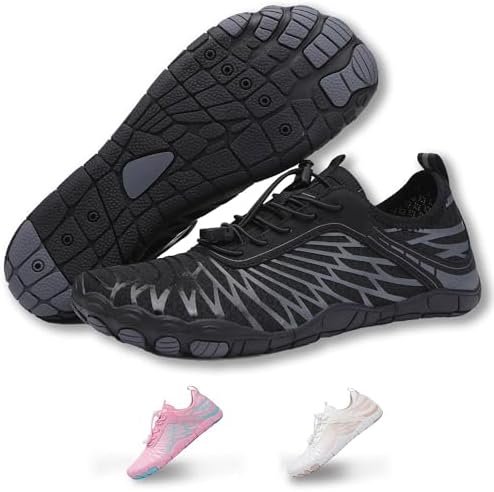 Hiking Barefoot Shoes,Wide Toe Water Shoes,Running Boots Sneakers,Athletic Footwear Trainer for Men/Women Unisex