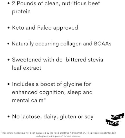 Beef Protein Isolate Powder, Chocolate - Dairy Free with Natural Collagen for Keto, Paleo, Bone Broth & Low Carb Diets, 2 Pound - Image 4