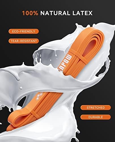 SUNPOW Pull Up Assistance Bands - Set of 5 Resistance Heavy Duty Workout Exercise Stretch Fitness Bands Assist Set for Body, Instruction Guide and Carry Bag Included - Image 4