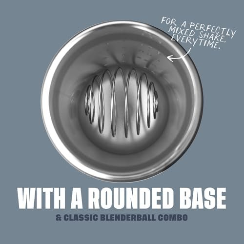 BlenderBottle Strada Shaker Cup Insulated Stainless Steel Water Bottle with Wire Whisk, 24-Ounce, Black - Image 4