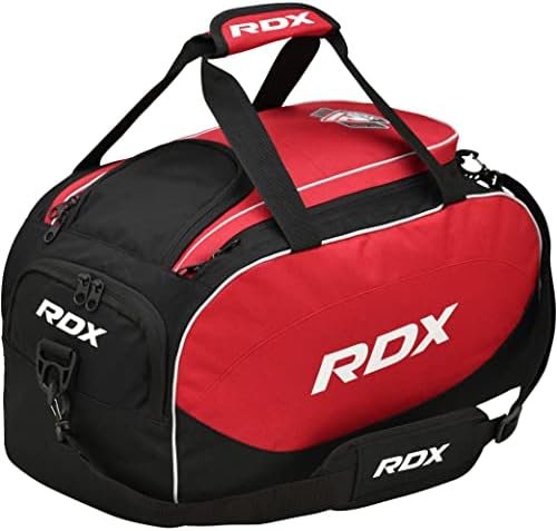 RDX Kit Bag Gym Duffle Sports Holdall Gear MMA Fitness Exercise Equipment Backpack Hiking Luggage Shoulder Sportswear Lightweight Rucksack Handles Running Zipper Travel Carry on