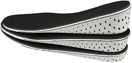 1 Pair Memory Foam Height Increase Insole Full Length Height Increasing Inserts Heel Lifting Inserts Shoe Lifts Pads Elevator Insoles 2cm