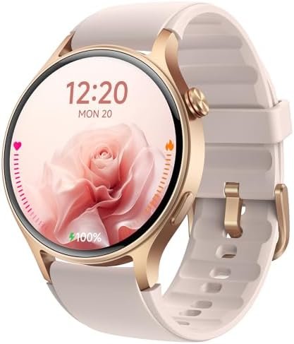 aeac Smart Watch for Women, AMOLED Ultra-Clear Screen Activity Trackers with Heart Rate/Sleep/SpO2 Monitor, Smartwatch for iPhone/Samsung/Android, 110+ Sport Modes Waterproof Fitness Reloj Inteligente