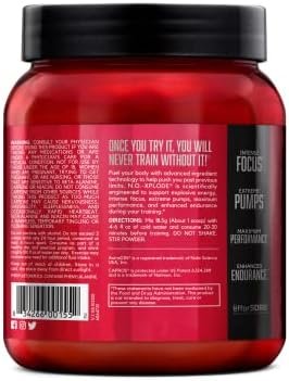 BSN N.O.-XPLODE Pre Workout Powder, Energy Supplement for Men and Women with Creatine and Beta-Alanine, Flavor: Blue Raz, 30 Servings - Image 7