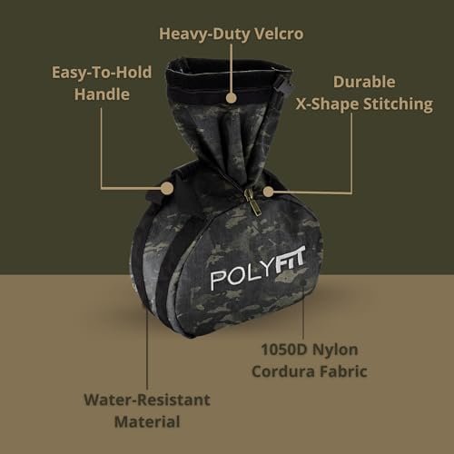 Polyfit Kettlebell Sandbag for Fitness - Adjustable Kettlebell Workout Sandbags - 30lb/45lb - Image 2