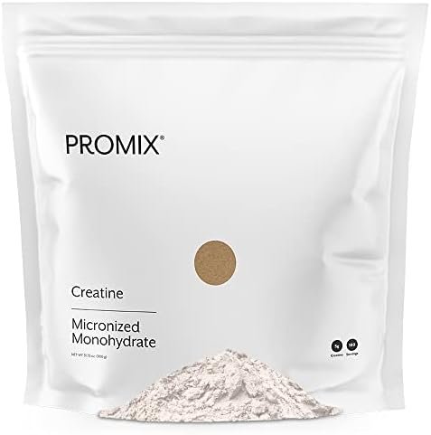 ProMix Creatine Monohydrate Powder, Unflavored – 180 Servings, 5g of Micronized Creatine per Serving – Increase Muscle Gain, Strength & Power & Supports Recovery – Gluten-Free
