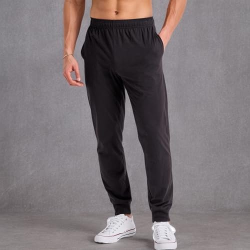Hanes Originals Cotton Joggers, Jersey Sweatpants for Men with Pockets, 30" Inseam - Image 6
