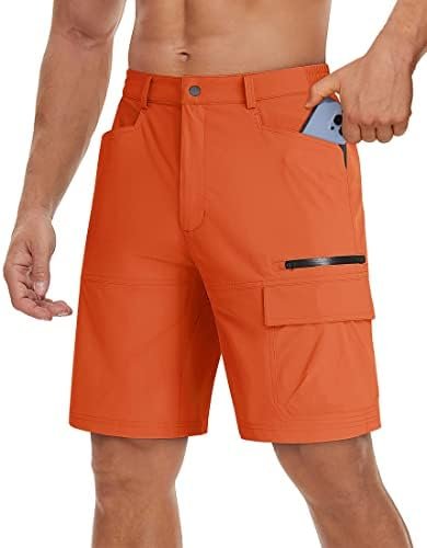TACVASEN Men's Summer Outdoor Shorts Quick Dry Cargo Casual Work Hiking Shorts (NO Belt) - Image 2