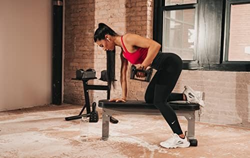 PowerBlock Large Compact Stand, Dumbbell Rack & Weight Rack, Folds Flat for Easy Storage, Use Expandable Dumbbells, Home Gym Strength Training - Image 2