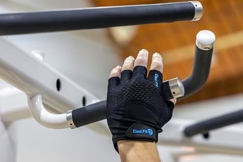 Elevi Fit Workout Gloves for Men & Women, Full Palm Protection Weight Lifting Gloves with Non-Slip Silicone Pads, Lifting Gloves for Gym Training, Exercise, & Cycling with Adjustable Wrist Closure - Image 4
