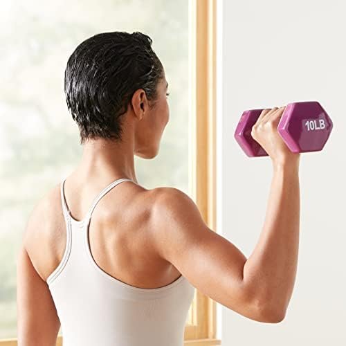 Amazon Basics Vinyl Coated Dumbbell Hand Weights - Image 5