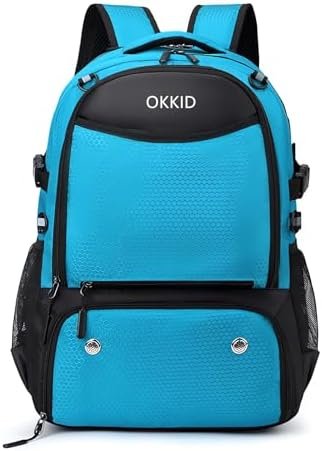 Sports Backpack for Basketball Soccer Travel Water-Resistant large Sports Bag with individual Ball &Shoes Compartments - Image 7