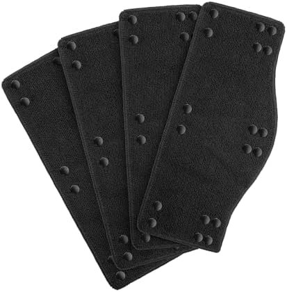 UNCO- Hard Hat Sweatband, 4 pcs, Black, Hard Hat Liner, Hard Hat Accessories, Sweatbands for Hats, Hardhat Sweatbands Washable, Reusable Hardhat Sweatbands, Sweat Bands for Hard Hats