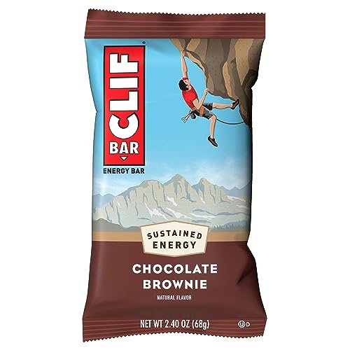 Clif Bar - Chocolate Brownie Flavor - Made with Organic Oats - 10g Protein - Non-GMO - Plant Based - Energy Bars - 2.4 oz. (18 Pack) - Image 2