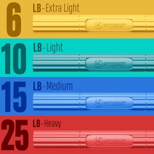 FitBeast Flex Therapy Bar, Tennis Elbow Therapy Bar - Ideal for Relieve Tendonitis Pain & Improve Grip Strength, Fitness Resistance Bar for Golfers Elbow & Tendinitis, Twist Bar for Physical Therapy - Image 2