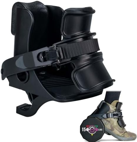 Foot Dumbbell Attachment, Dumbbell Weights for Legs Holder, Weight Training for Legs, Adjustable│1-120 lbs, Leg&Core&All Around Workout, Left/Right Foot