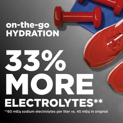 Amazon Basic Care Advantage Care Electrolyte Powder Packets for Rehydration, Berry Frost, 6 Count - Image 4