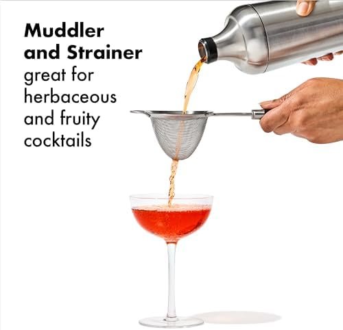 OXO Steel 6-Piece Barware Set - Image 3