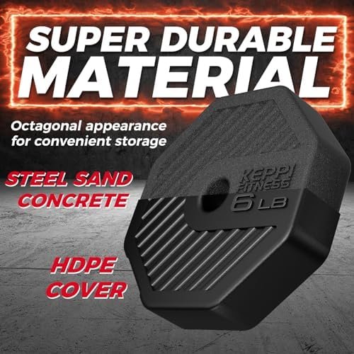 KeppiFitness Adjustable Dumbbell Set, 30/40/50/70/90 lb Weight Set with Connector Bar, 4 in 1 Workout Gear with Dumbbell, Kettlebell, Barbell, Push up Handle for Home Gym Fitness Exercise - Image 2