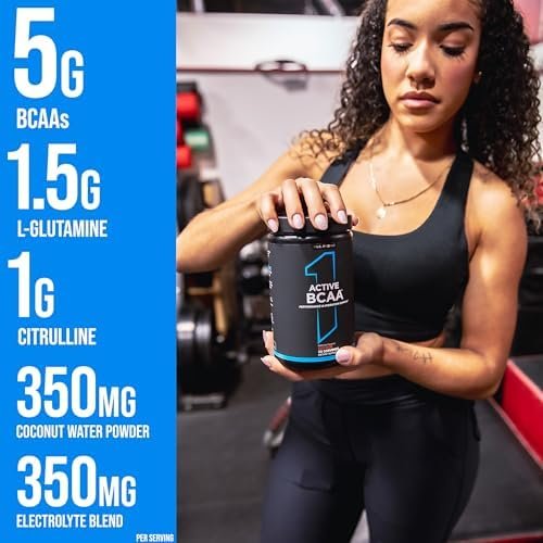 Rule 1 Active BCAA - Performance, Hydration, and Recovery Support with 5g BCAAs + Electrolytes, L-Glutamine, and Citrulline (30 Servings, Watermelon) - Image 2