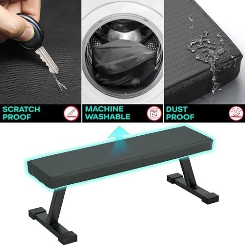 Weight Bench Cover Compatible with Tonal Accessories, Protective Cover for Workout Bench, Exercise Strength Training Accessories Protector, Scratch-Resistant, Water-Proof, Protect from Pets - Image 7