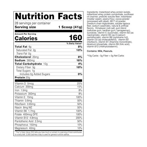 TransformHQ Meal Replacement Shake Powder 28 Servings (Chocolate Peanut Butter) - Gluten Free, Non-GMO - Image 2