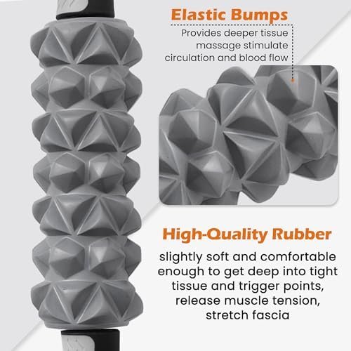 KITWILD Muscle Roller Stick, Massage Roller Stick for Athletes, Body Massage Stick for Muscles Deep Tissue, Muscle Relaxation Roller for Physical Therapy, Myofascial Release, and Yoga Therapy - Image 3